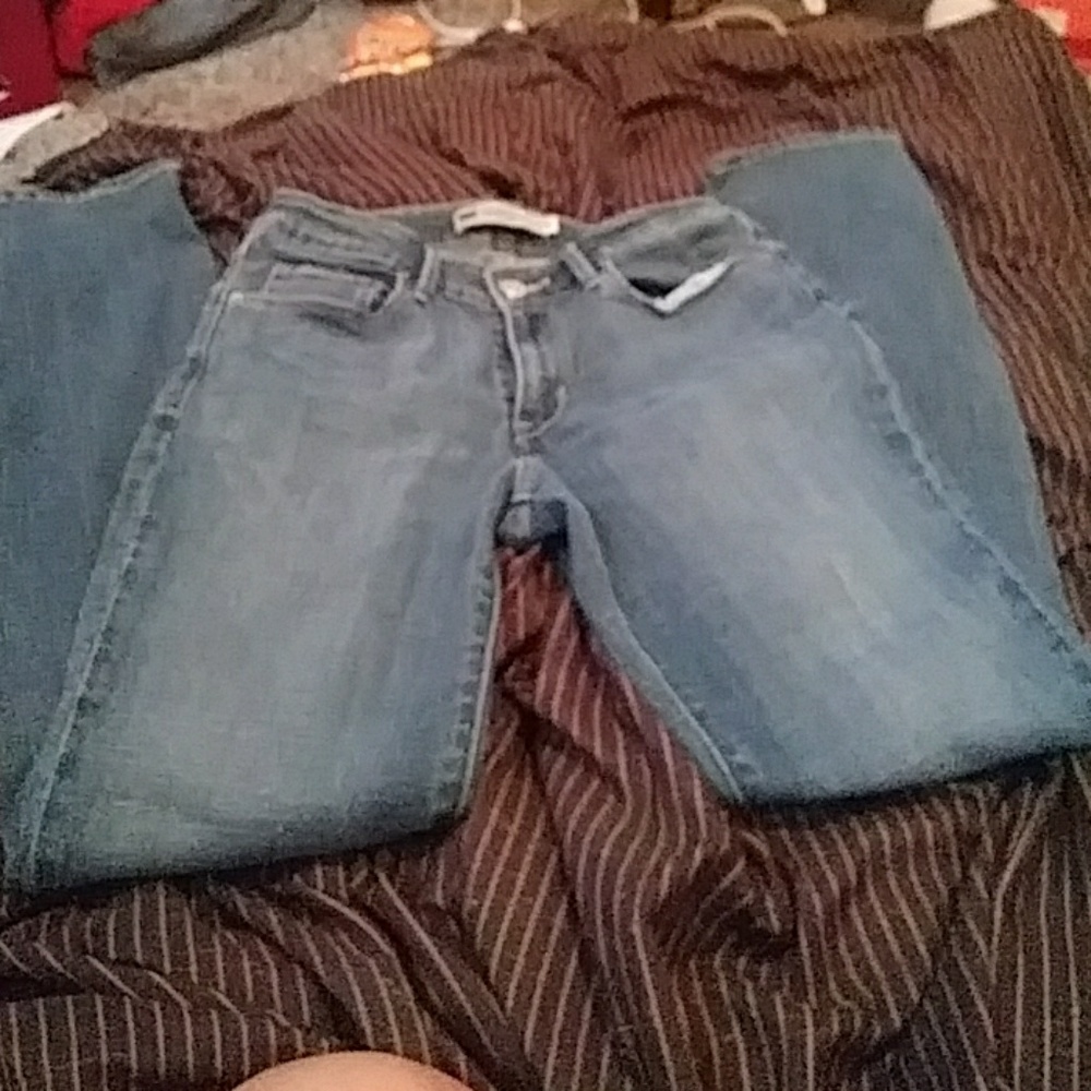 Mid rise skinny jeans